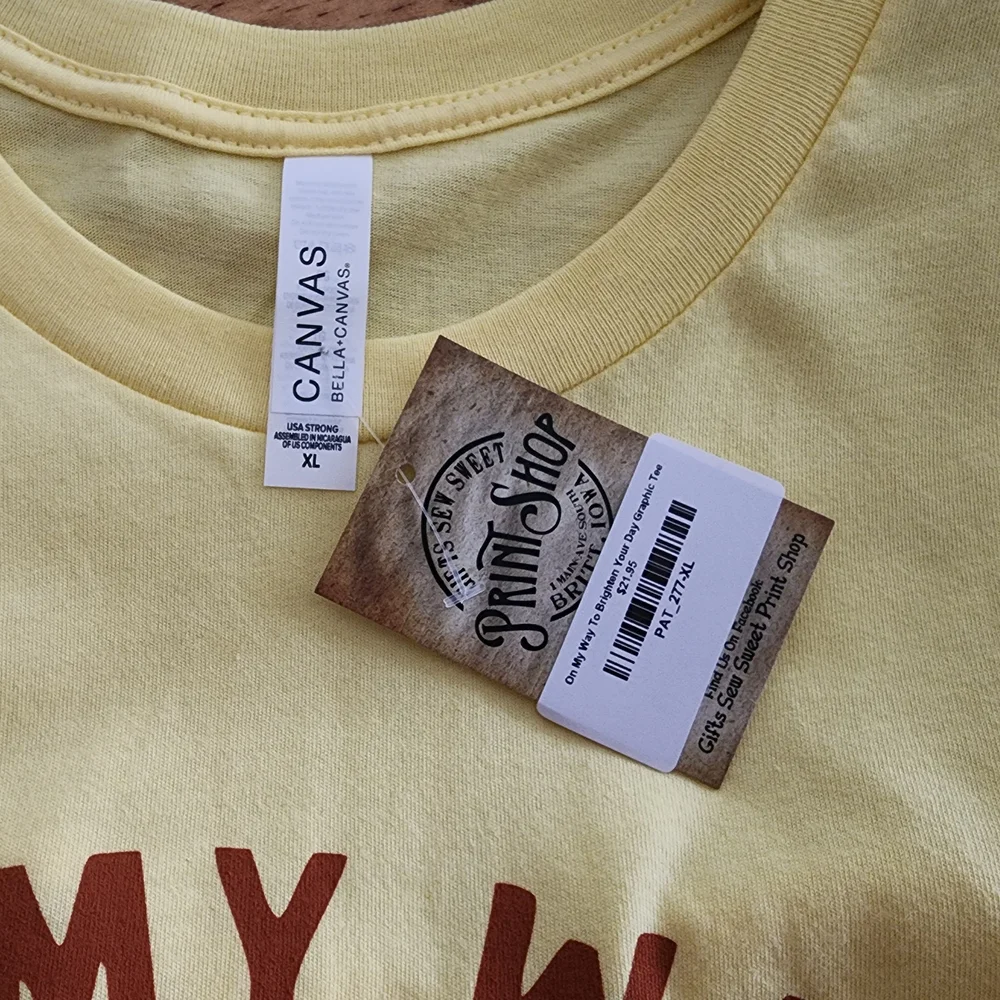 Yellow Graphic T-Shirt - Picture 4 of 4